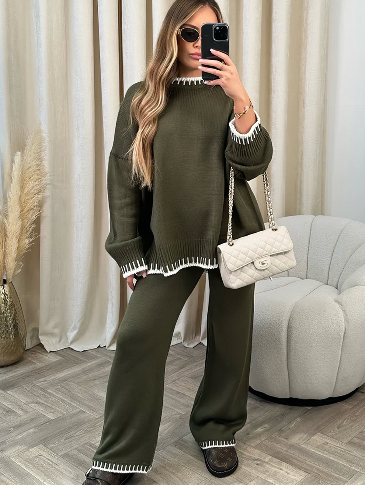 Kerensa - Women's Contrast Stitch Set