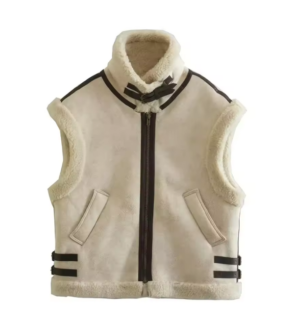 Ysolde - Women's Shearling Layering Vest