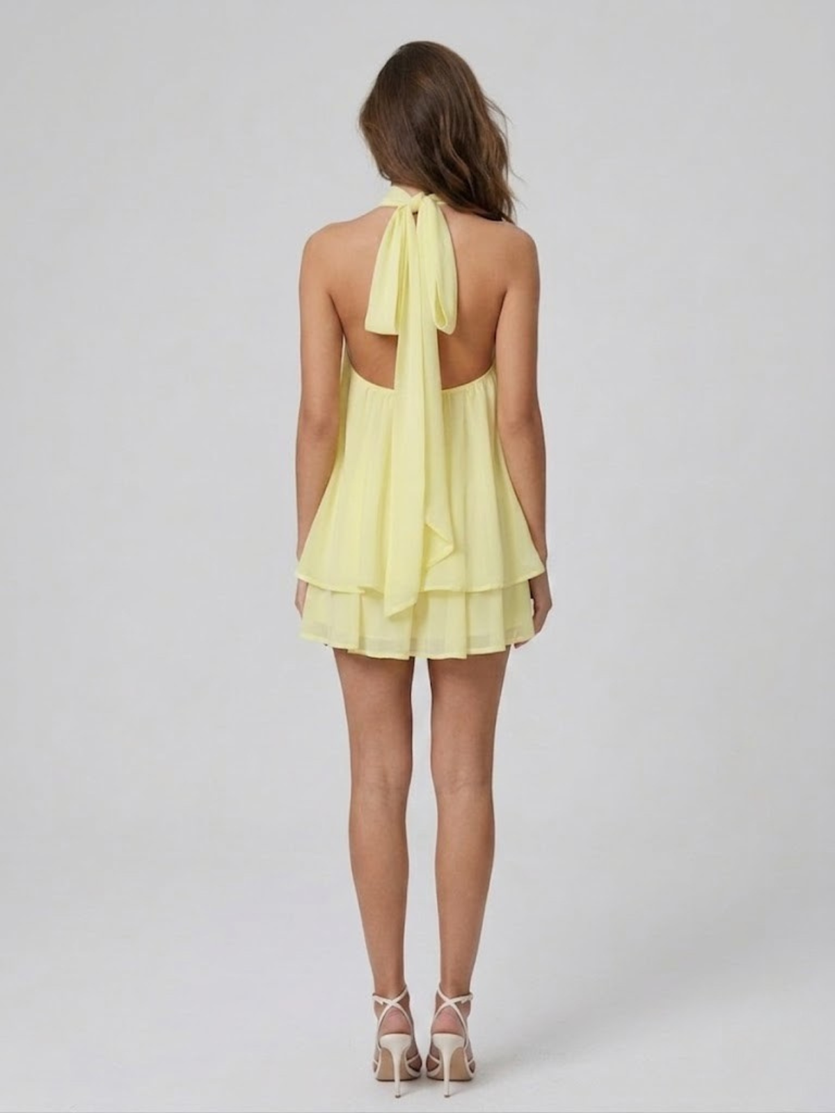 Maribel - Women's Halter Backless Dress - photo 9