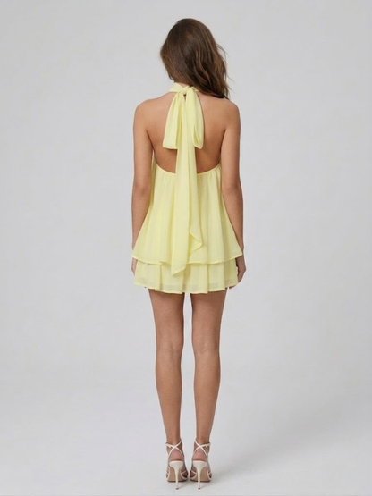 Maribel - Women's Halter Backless Dress - photo 9