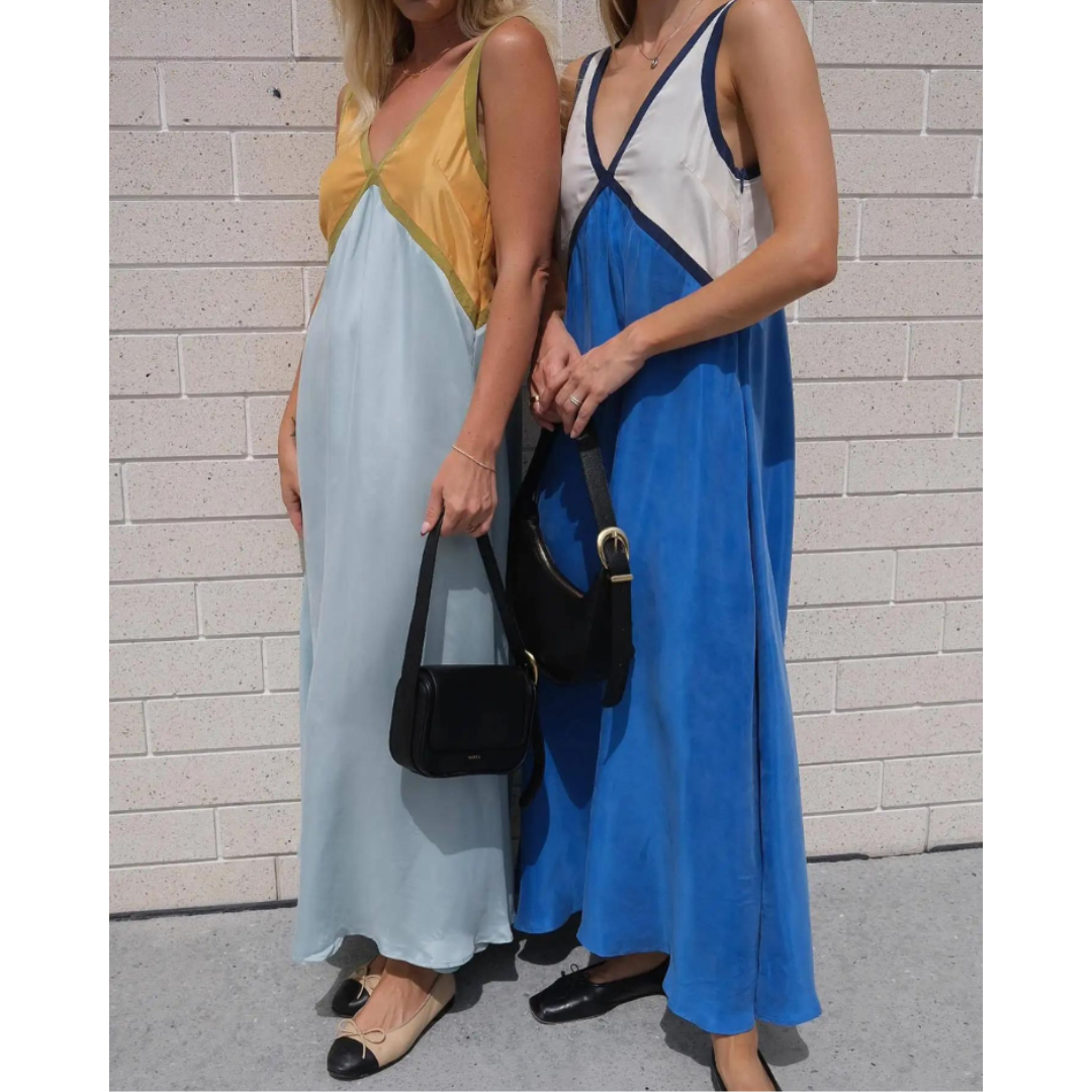 Ella - Women's Sleeveless Maxi Dress with V-Neck - photo 7