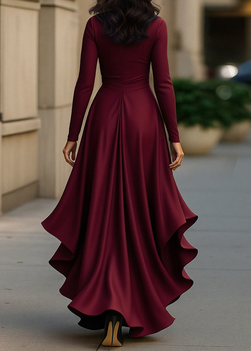 Ottilie - Women's Wrap Satin Dress - photo 2