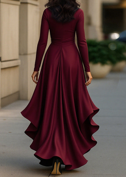 Ottilie - Women's Wrap Satin Dress - photo 2