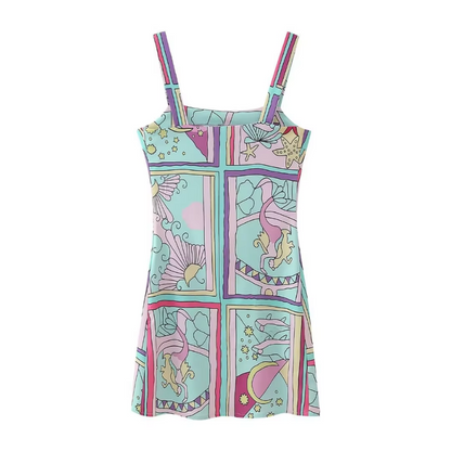 Ylva - Women's Mermaid Mini Dress