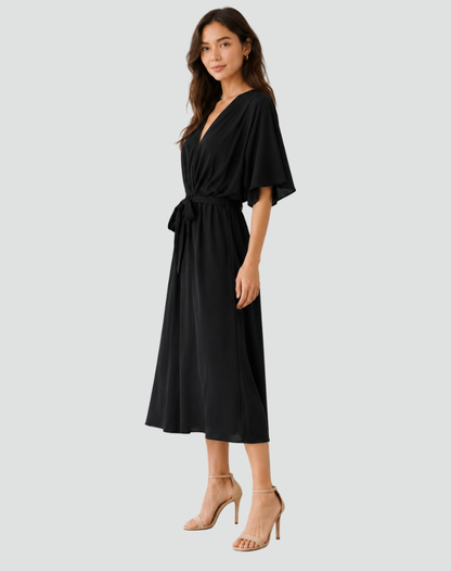 Winona - Women's Wrap Midi Dress - photo 2