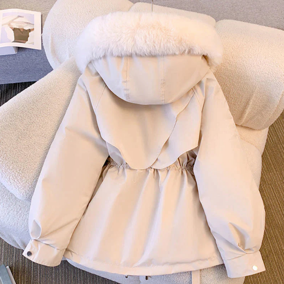 Colette - Women's Fur Hooded Jacket - photo 2