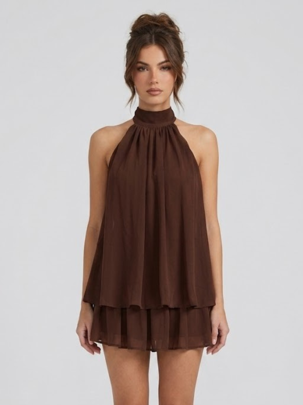 Maribel - Women's Halter Backless Dress - photo 14