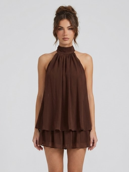 Maribel - Women's Halter Backless Dress - photo 14