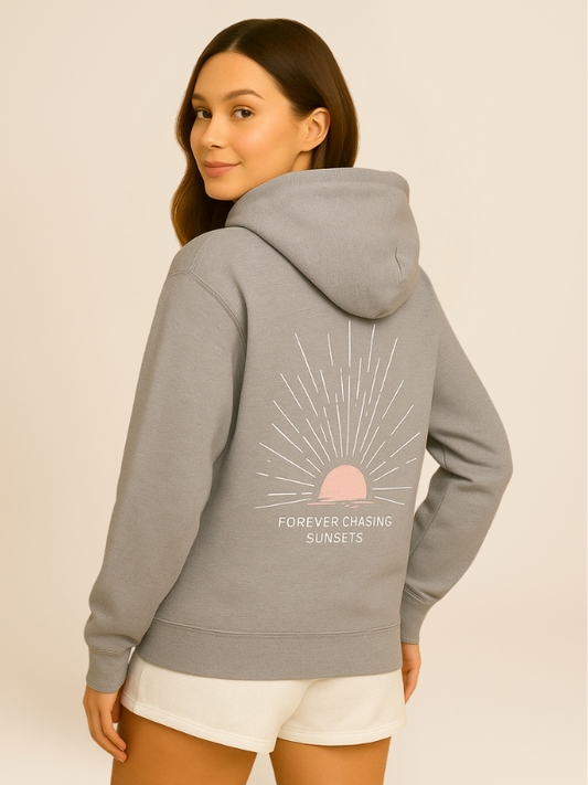 Giselle - Women's Oversized Sunset Hoodie - photo 1