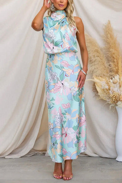 Flora - Women's Floral Printed Maxi Dress - photo 2