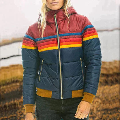 Lucienne - Women's Faux Fur Hooded Jacket