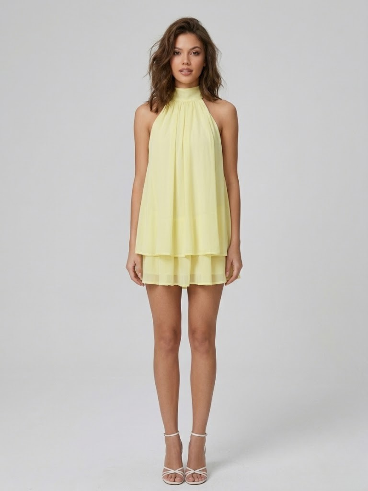 Maribel - Women's Halter Backless Dress - photo 8