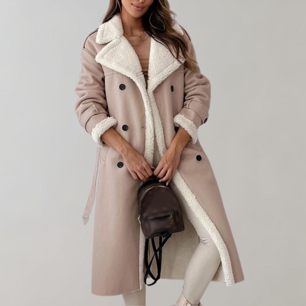 Thea - Women's Shearling Cold Coat