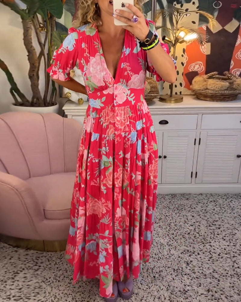 Eulalie - Women's A-line Maxi Dress - photo 4