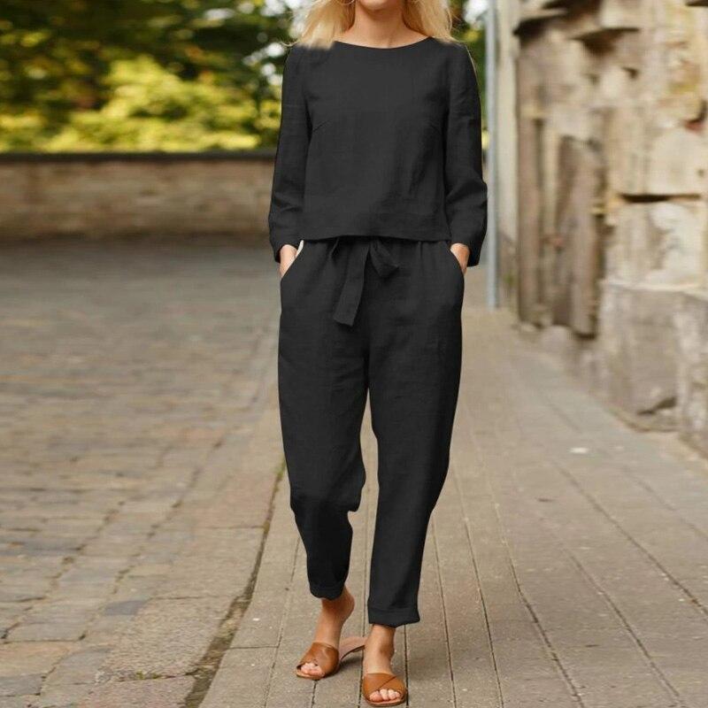 Ina - Women's Soft Linen Set - photo 6