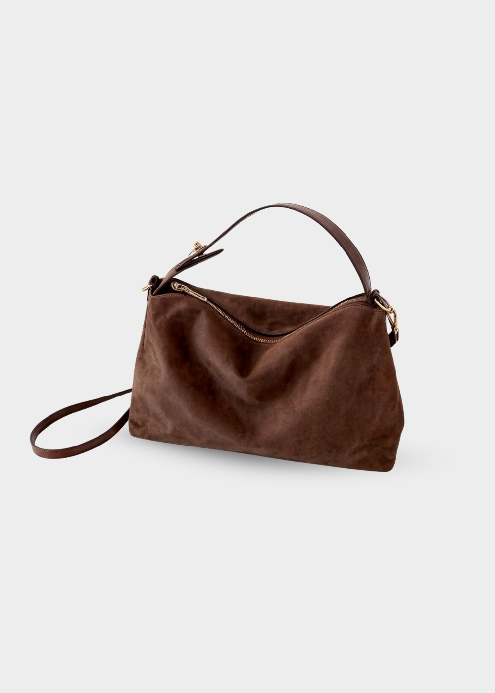 Luna - Women's Faux Suede Bag MM - photo 1