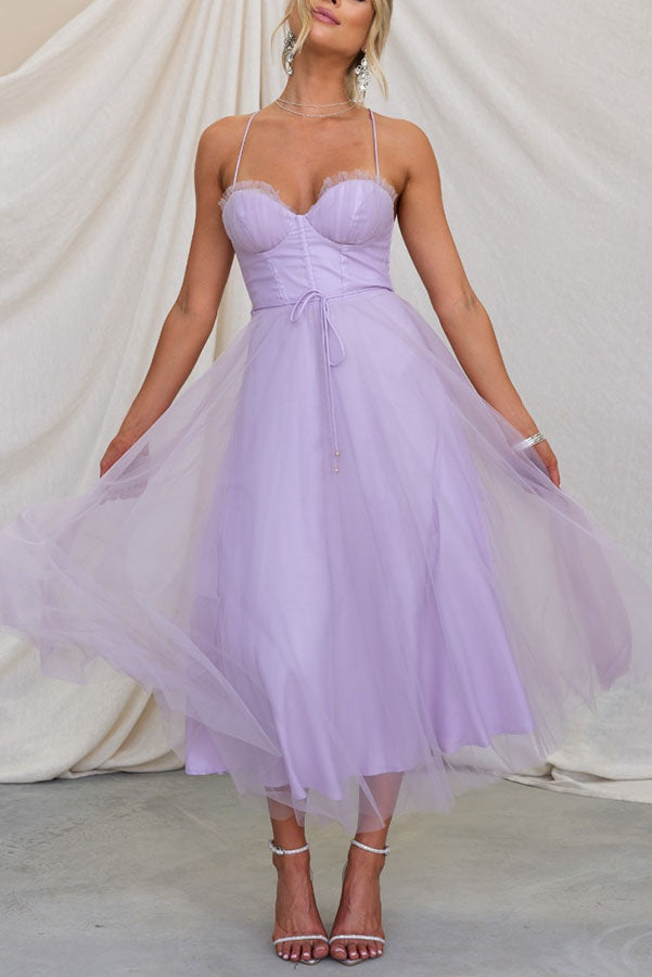 Tove - Women's Midi Sweetheart Dress - photo 4