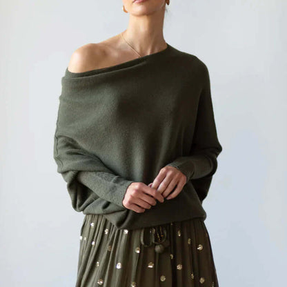 Elspeth - Women's Relaxed Knit Sweater - photo 5