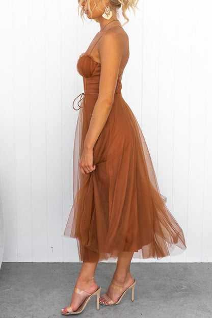 Tove - Women's Midi Sweetheart Dress - photo 17