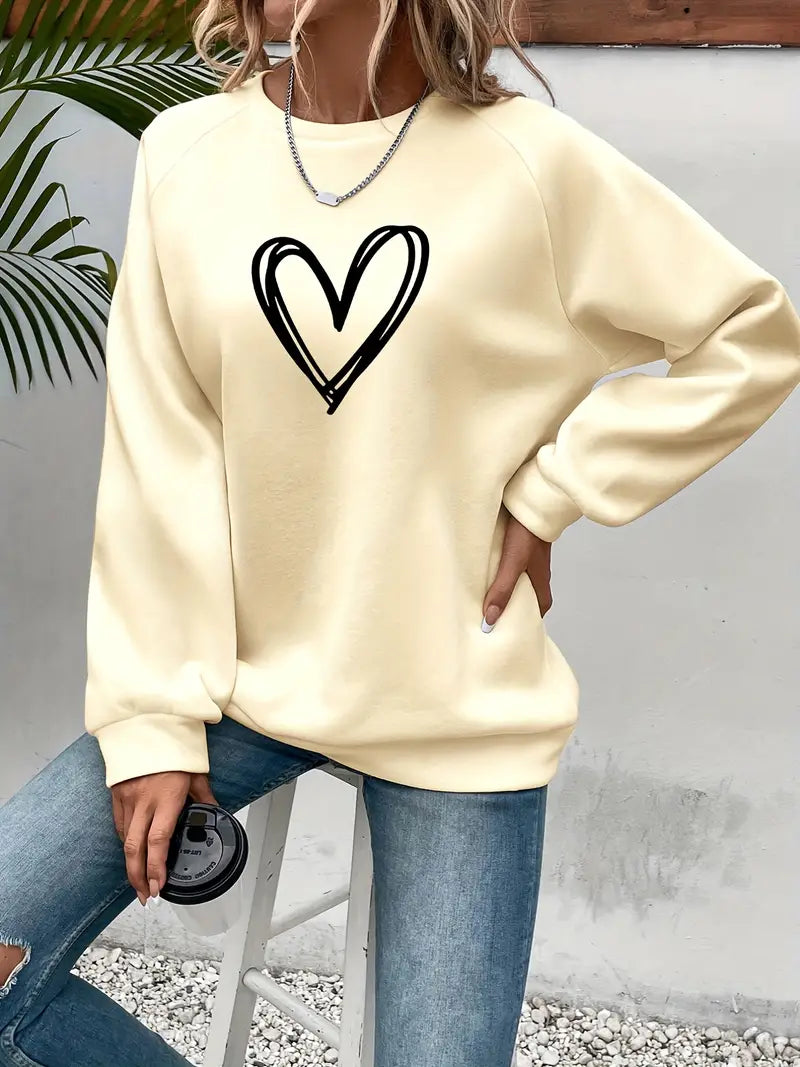 Nola - Women's Long Heart Sweater - photo 6