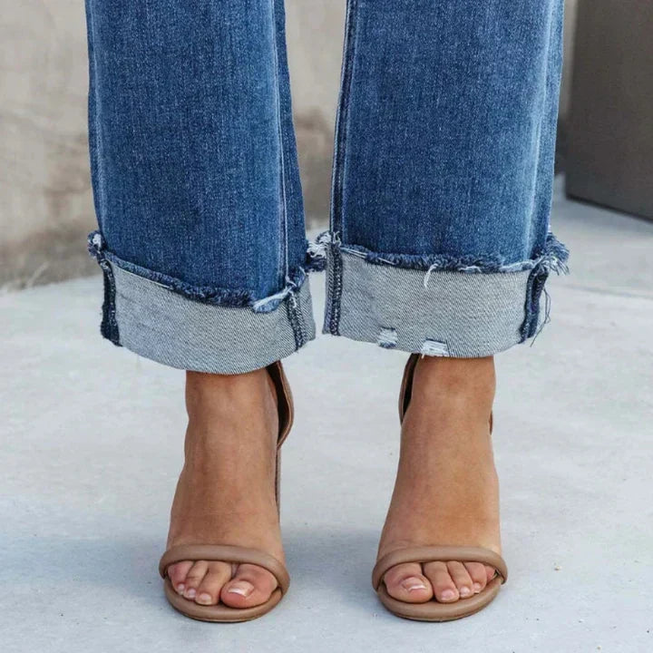 Magdalena - Women's Straight Leg High Jeans - photo 3