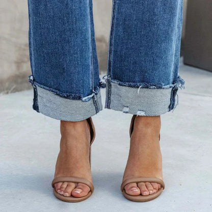 Magdalena - Women's Straight Leg High Jeans - photo 3