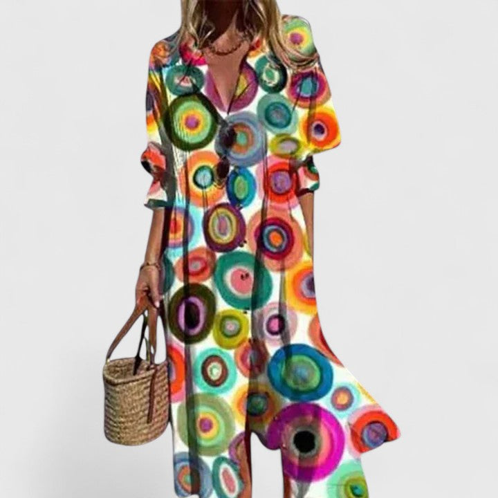 Susanna - Women's Maxi Boho Dress - photo 7