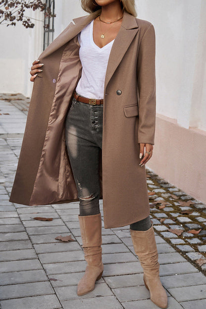 Orla - Women's Wool Pockets Coat