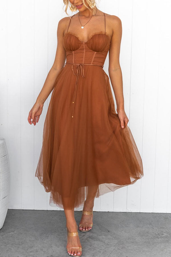Tove - Women's Midi Sweetheart Dress - photo 16
