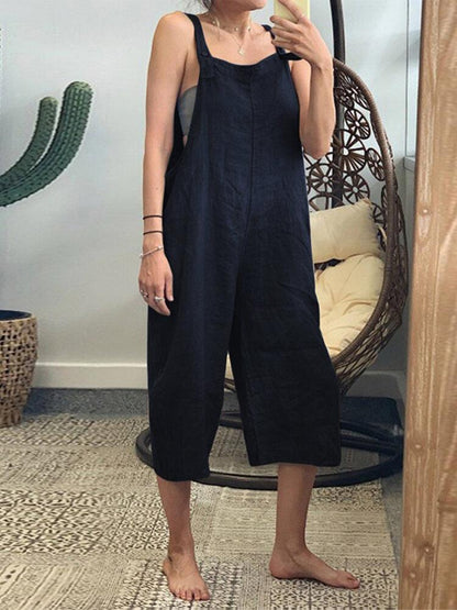 Tilda - Women's Boho Wide-Leg Jumpsuit