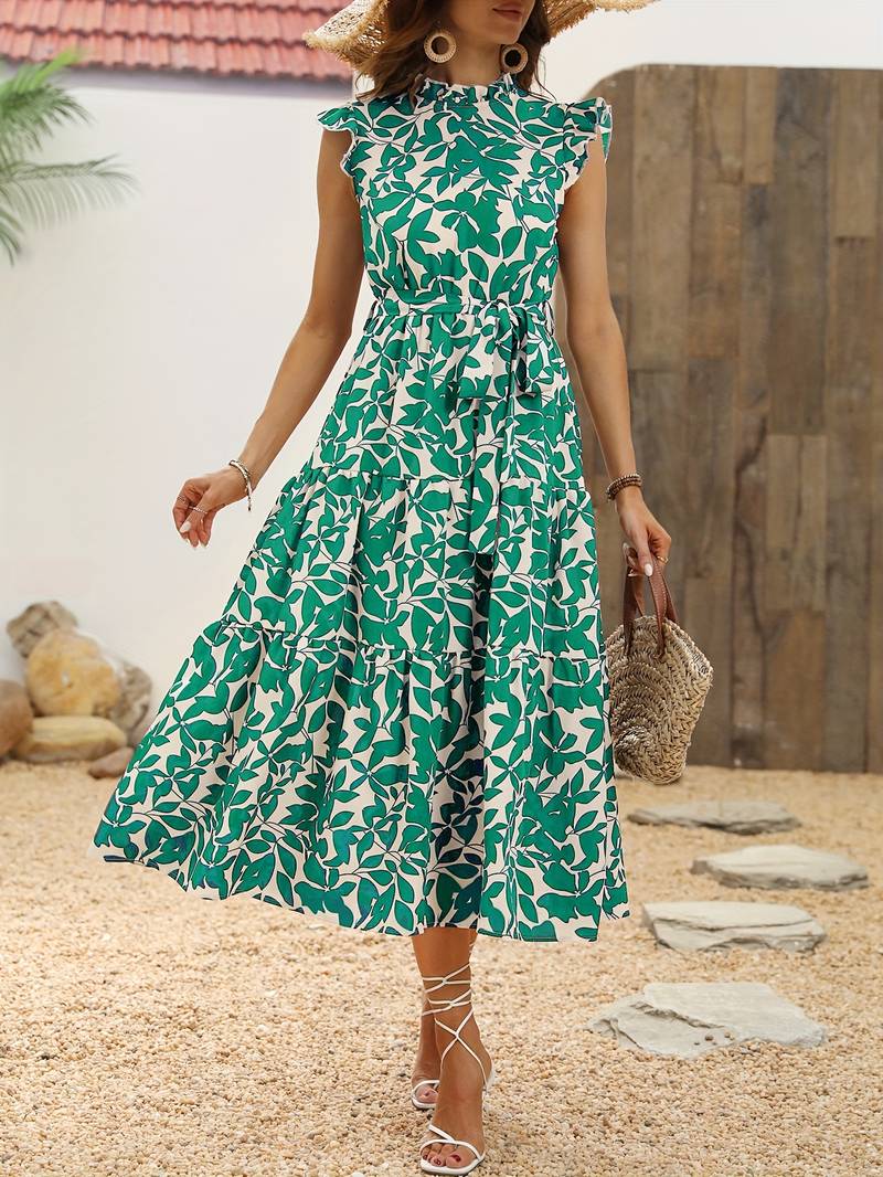 Amberly - Women's A-line Midi Dress