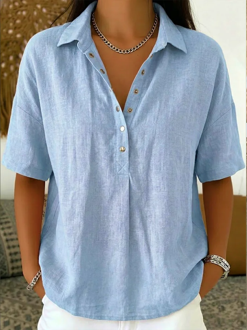 Delphine - Women's Button-Up Blouse - photo 4
