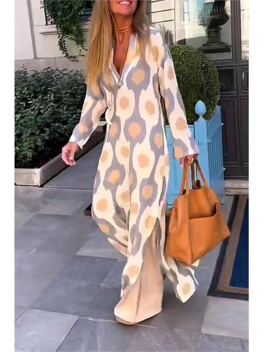 Elodie - Vestido caftán largo para mujer