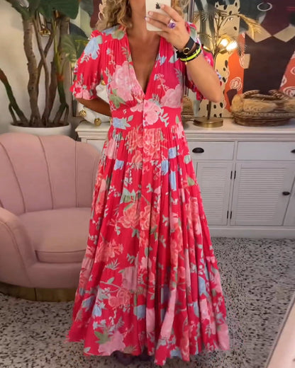 Eulalie - Women's A-line Maxi Dress - photo 1
