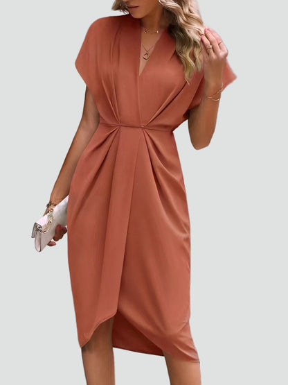 Zinnia - Women's Wrap Midi Dress - photo 4