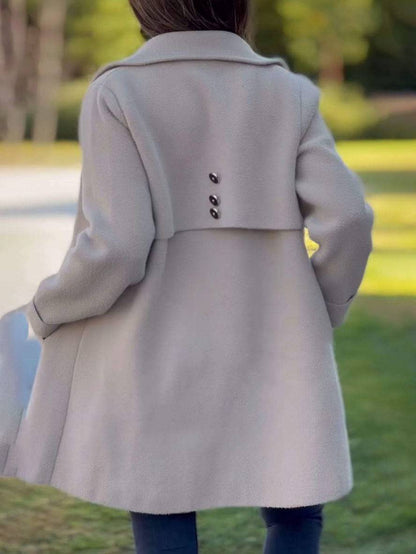Wilhelmine - Women's Pockets A-Line Coat