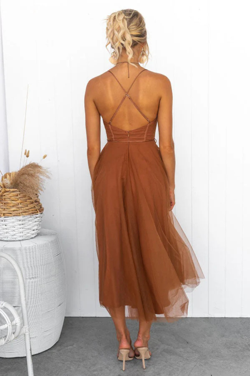 Delphine - Women's Sheath Midi Relaxed Dress - photo 4