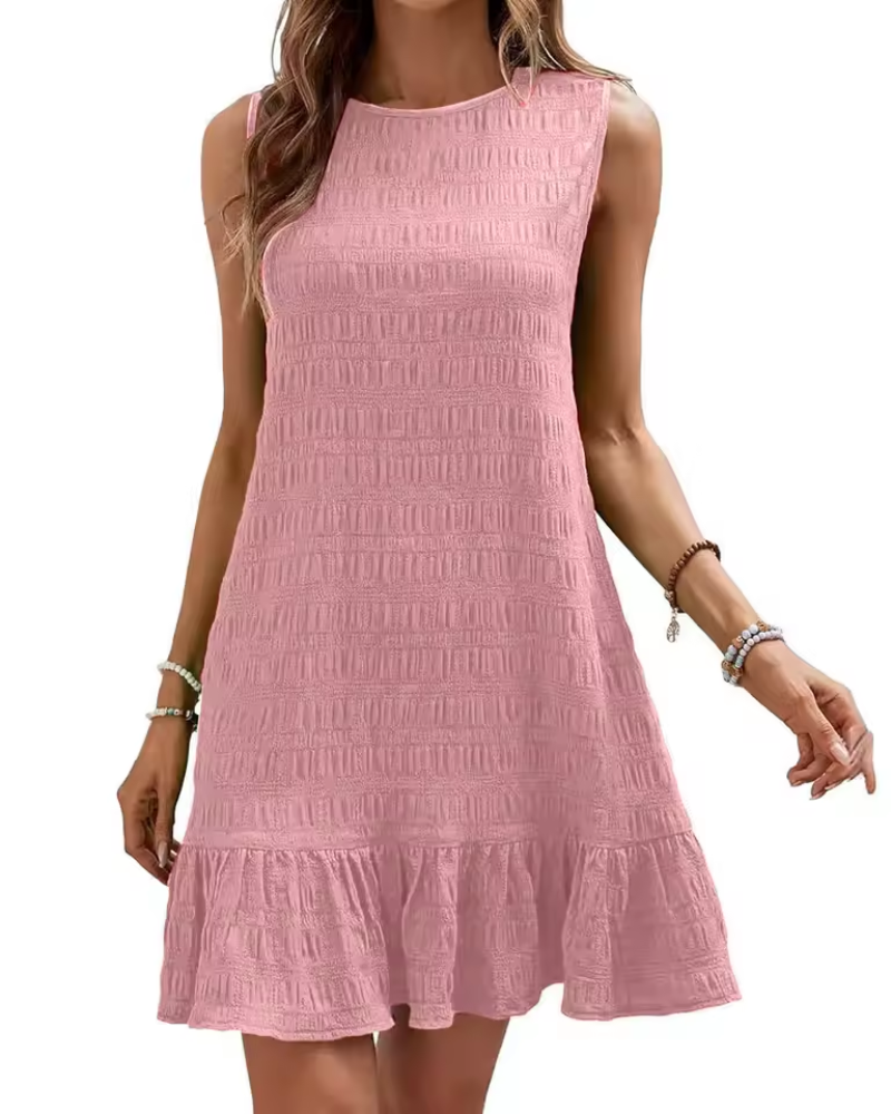 Sidonie - Women's Mini Textured Dress