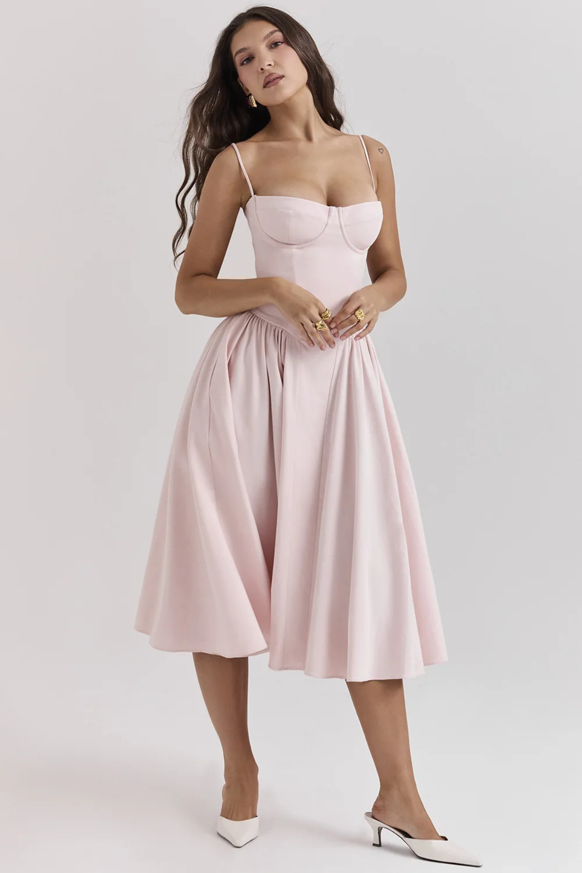 Veerle - Women's Flared Midi Dress - photo 11