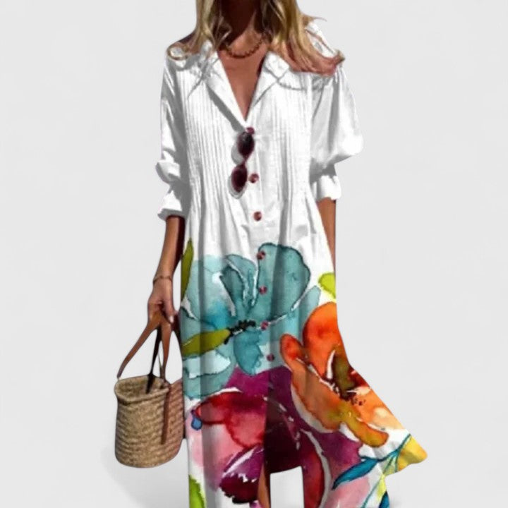 Susanna - Women's Maxi Boho Dress - photo 2