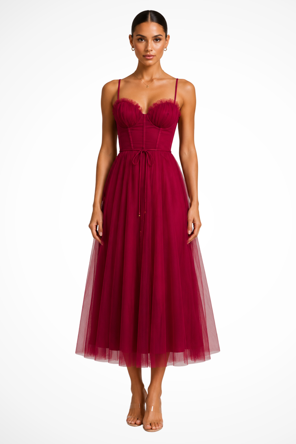 Delphine - Women's Sheath Midi Relaxed Dress - photo 3