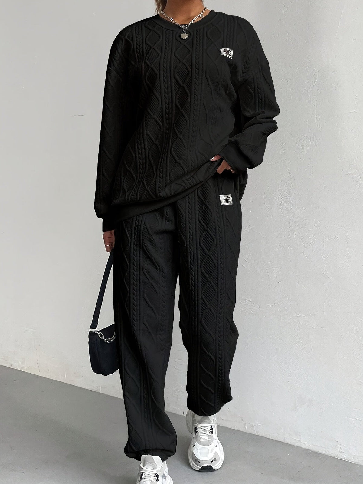 Rosalie - Women's Cable Knit Loungewear