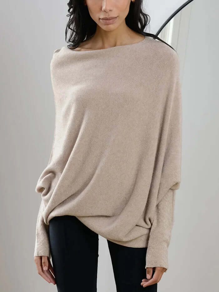 Elspeth - Women's Relaxed Knit Sweater - photo 2