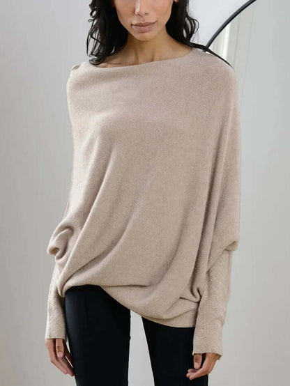 Elspeth - Women's Relaxed Knit Sweater - photo 2