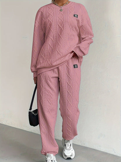 Rosalie - Women's Cable Knit Loungewear