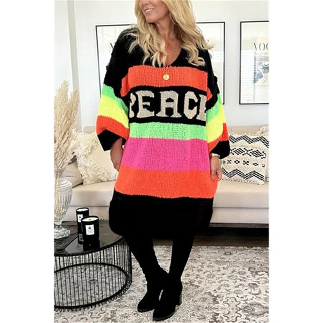 Ottilie - Women's Sweater Midi Dress - photo 8
