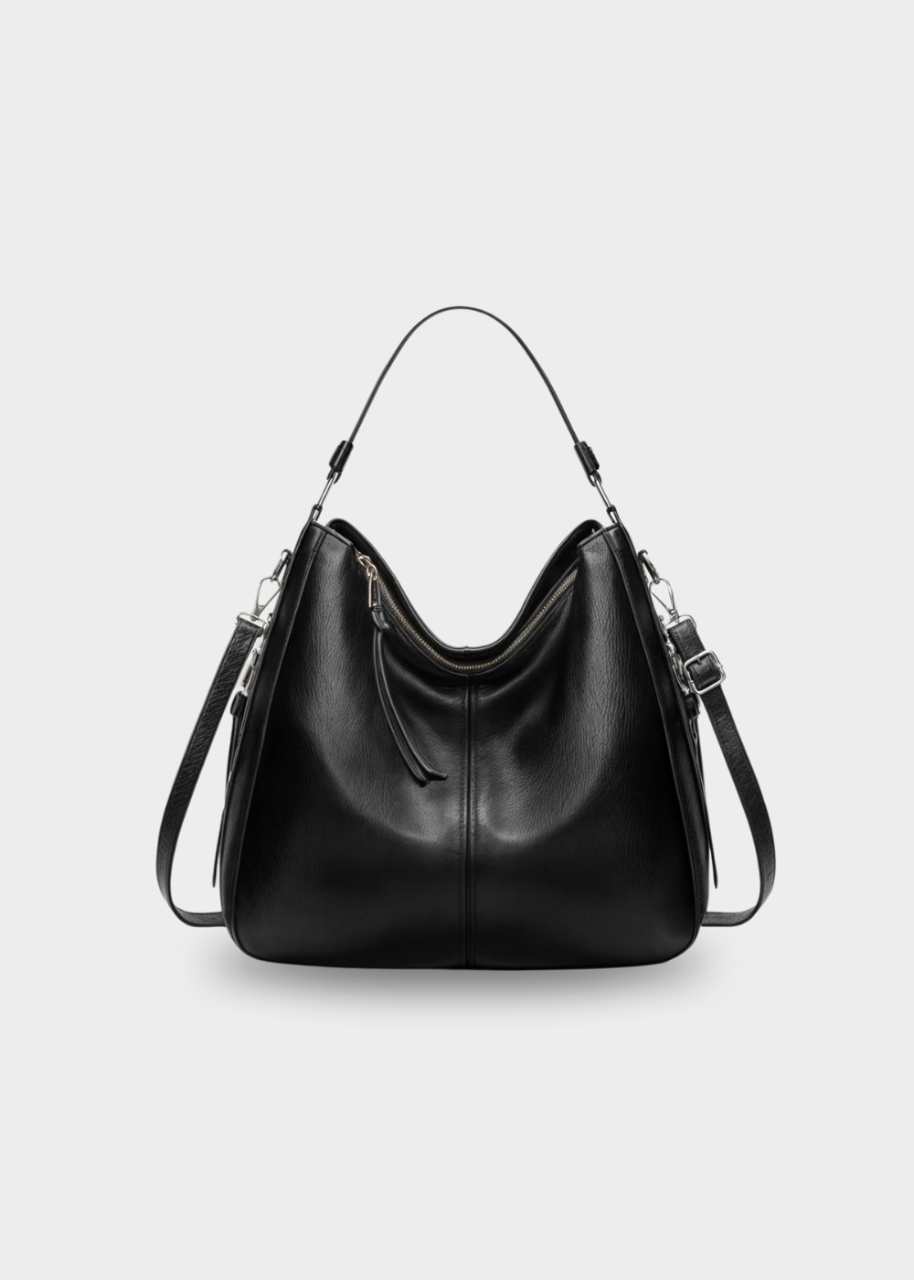 Ersilia - Women's Luxe Leather Tote - photo 9