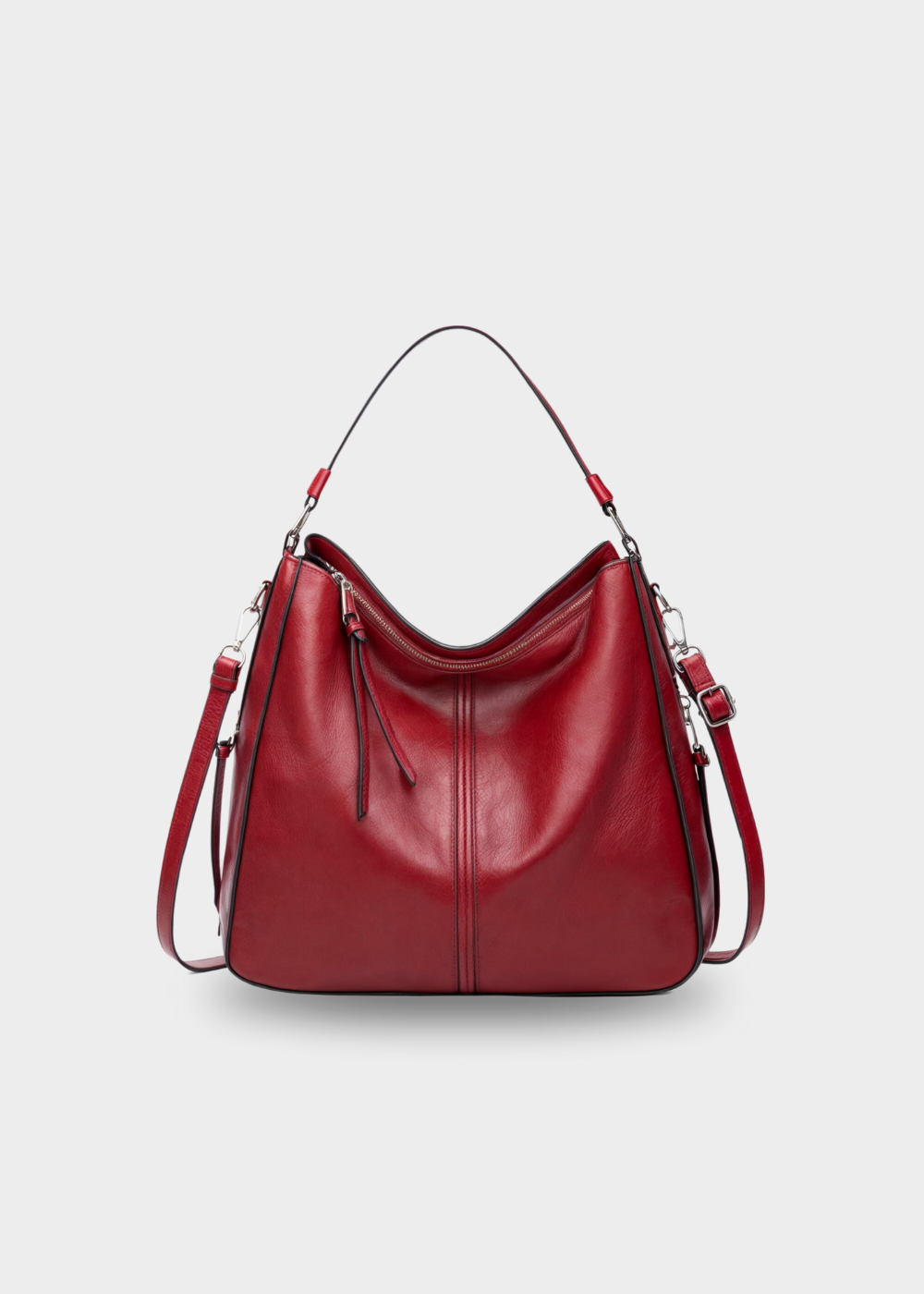 Ersilia - Women's Luxe Leather Tote - photo 5