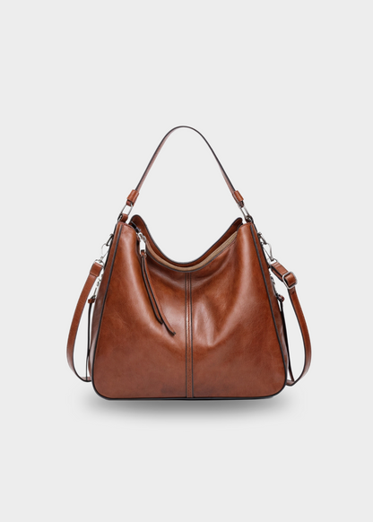Ersilia - Women's Luxe Leather Tote - photo 2