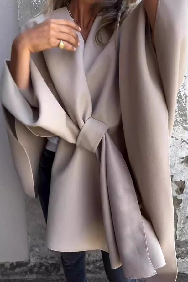Josephine - Women's Draped Shawl Coat
